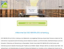 Tablet Screenshot of dse-immobilien.de